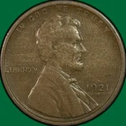 1921-S Lincoln Wheat Cent Very Fine VF Coin #39981