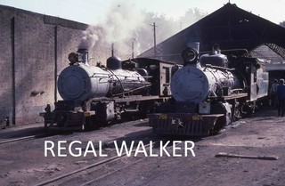 ORIG 35MM INDIA INDIAN IR RAILWAY SLIDE TRACTION SCENE GWALIOR SHED 1984