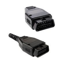 OBD2  OBD-II 16-pin Connector connection male OBD shell plug+shell+SR+screw