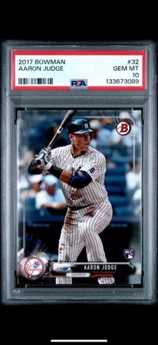2017 Bowman Aaron Judge Rookie PSA 10 #32 New York Yankees MLB Baseball RC