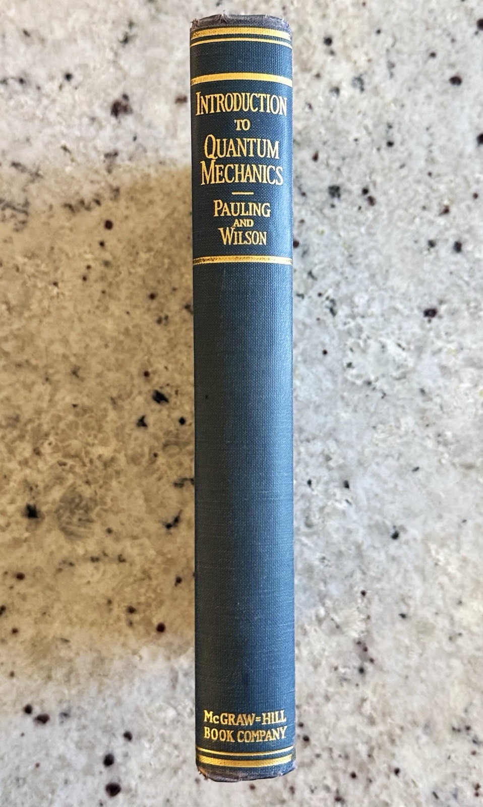LANL NMR Chemist Copy! 1935 Quantum Mechanics by Pauling HC 1st Edition VG+