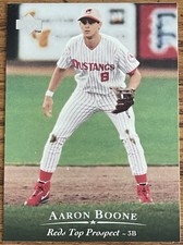 Aaron Boone 1995 Upper Deck Minor League Rookie Card #95 RC Mustangs Free Ship