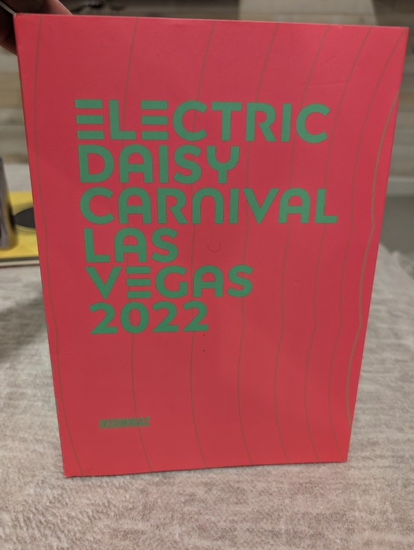 EDC Electric Daisy Carnival Las Vegas 2022 Collector Box Set Memorabilia NO TIX