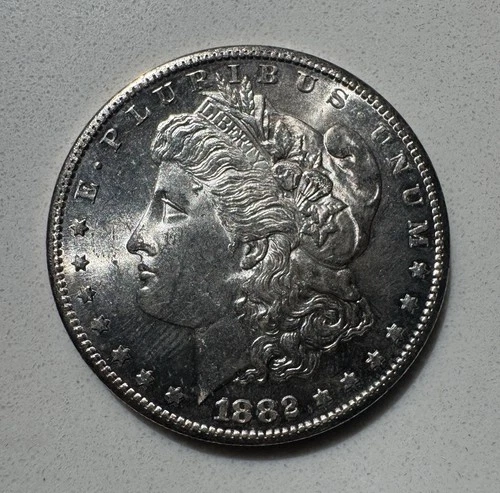1882 S Morgan Dollar BU Uncirculated Mint State 90% Silver $1 US Coin Amazing