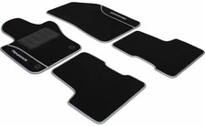 Jeep Renegade MY 2018- 2 Fix lato guida Tappetini moquette 2 ricami, Argento