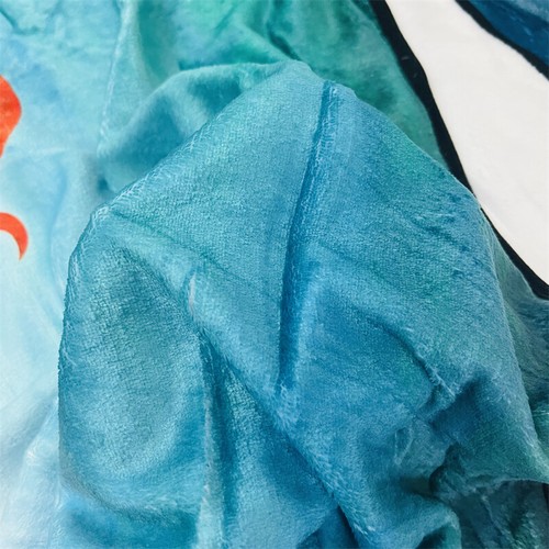 Princess Ariel The Little Mermaid Friends Throw Plush Blanket Winter Warm - Picture 8 of 8