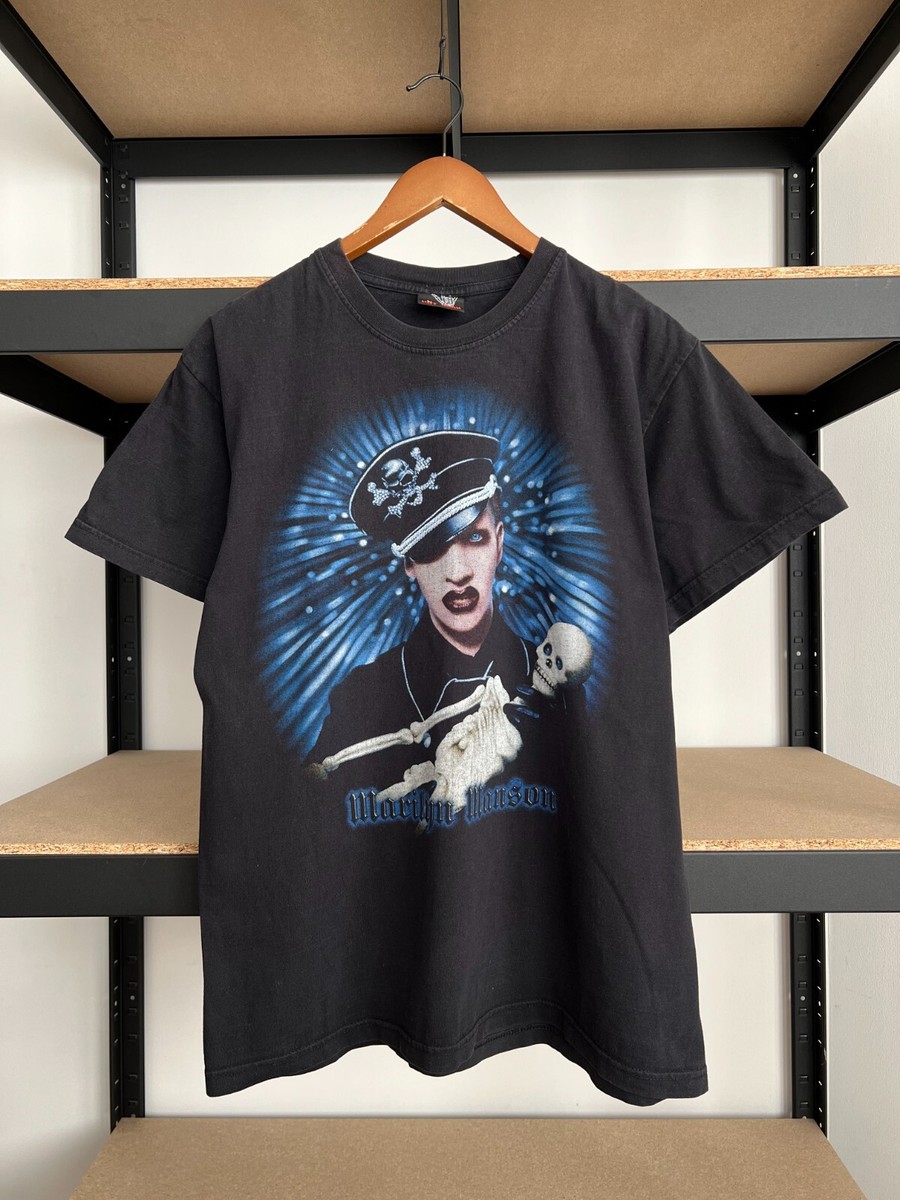 Vintage 2000s Marilyn Manson Rock Band Black T-shirt Sz L | eBay Vintage 2000s Marilyn Manson Rock Band Black T-shirt Sz L | eBay