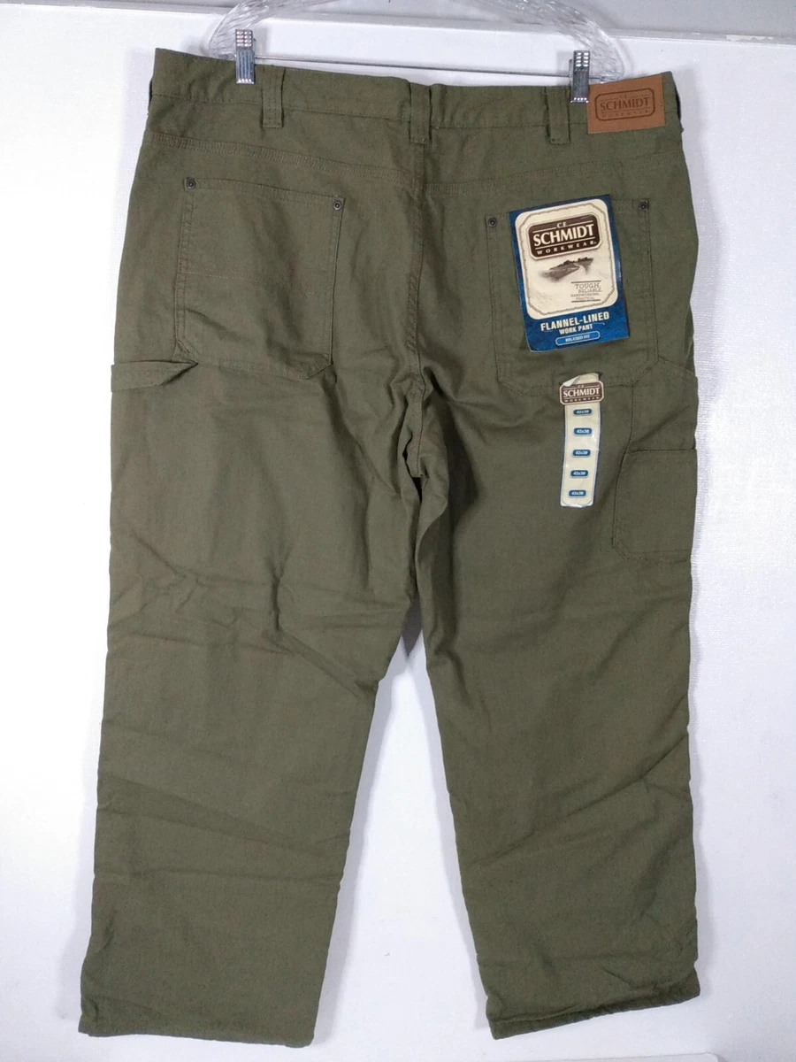 Schmidt flannel lined work best sale pants