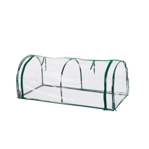 Clear Plastic Poly Tunnel Grow Greenhouse Plants Portable for Tomatoes Veg Fruit - Picture 3 of 8