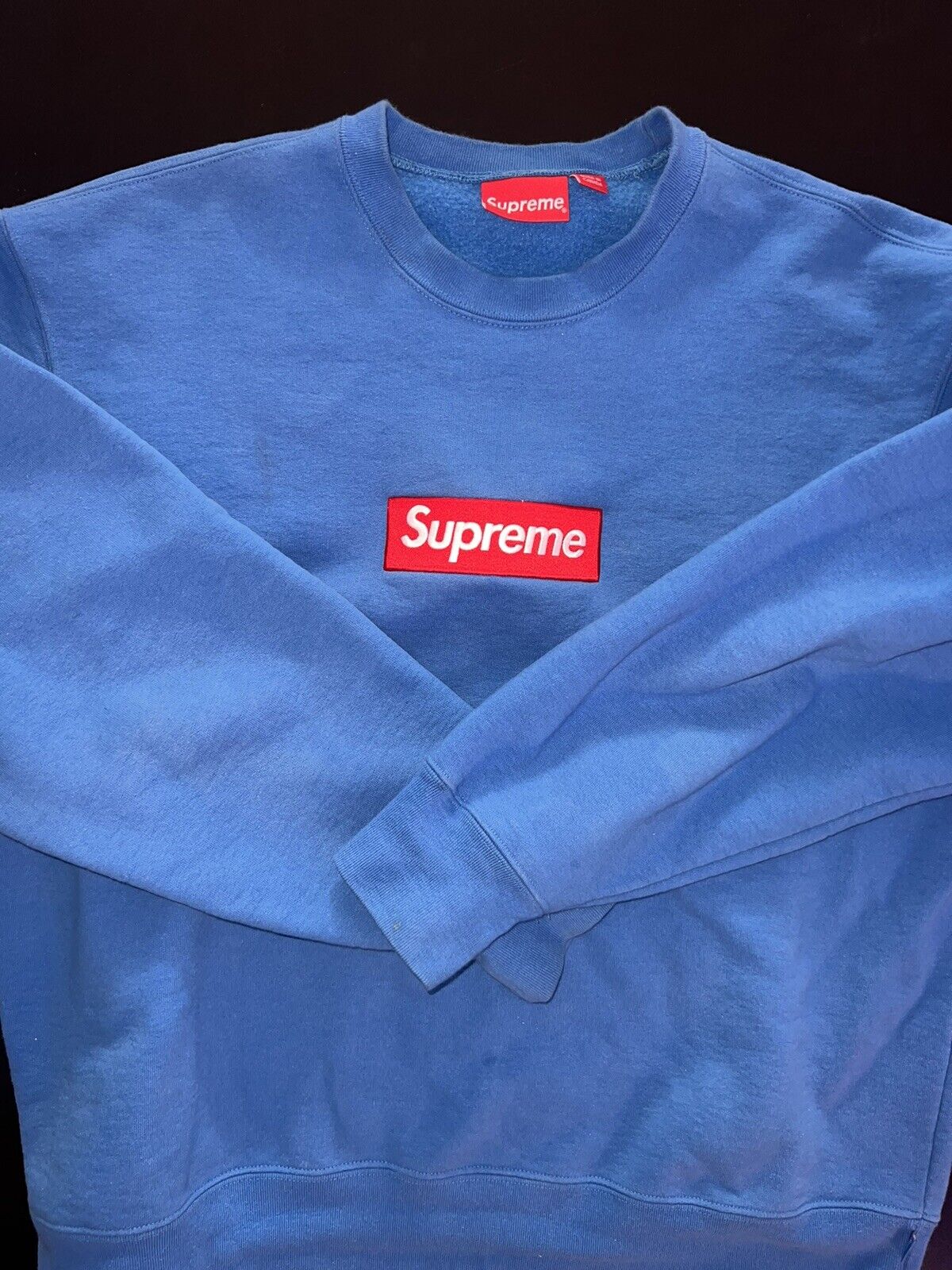 supreme box logo crewneck fw22 large | eBay