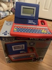 Vintage VTech Talking Whiz Kid Plus Learning Computer 1991 Complete in Box Game