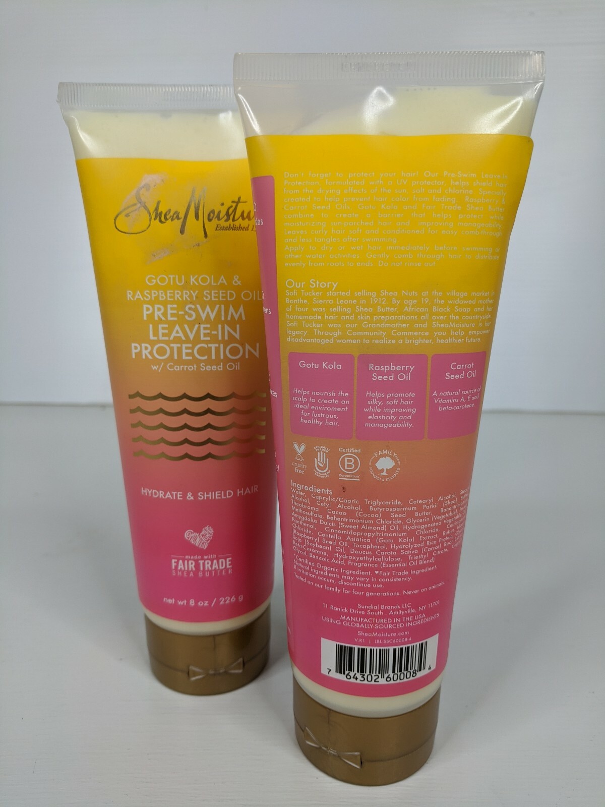 shea moisture pre swim leave in