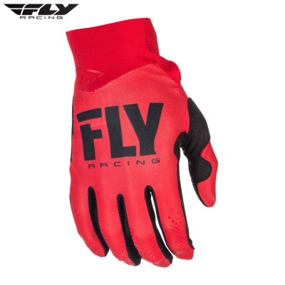 Fly Racing Pro Lite Motorcycle Off Road Motocross Enduro Lightweight Gloves -Red
