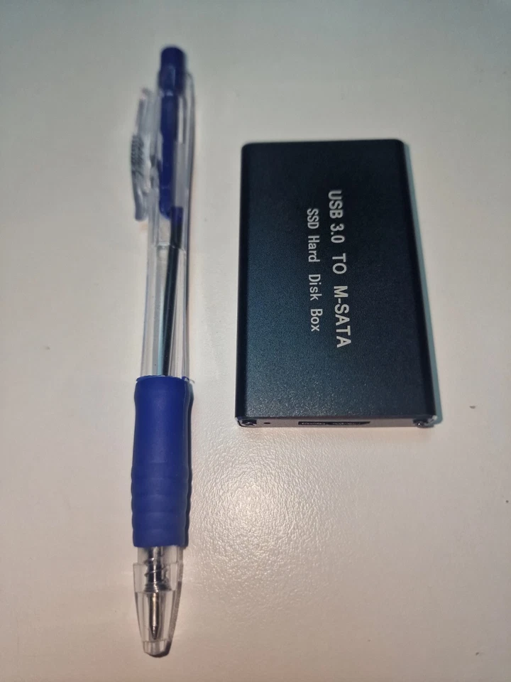 Samsung SanDisk Micron 128GB SSD SUPER FAST USB 3.0 mSATA External Drive +Cable - Image 2 of 2