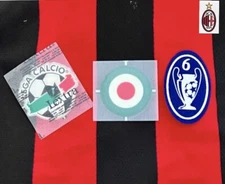 AC Milan  2003/04 + BOH 6 Patch Set Italy Football felt Badge