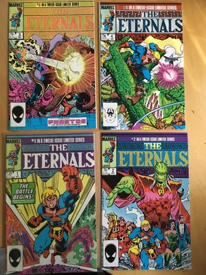 The ETERNALS, Vol 2 :COMPLETE 12 issue 1985 Marvel series (exc #11) BUSCEMA.Film