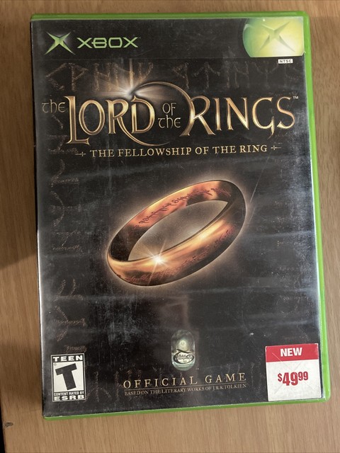 Lord of the Rings: The Fellowship of the Ring (Microsoft Xbox, 2002) for sale online | eBay