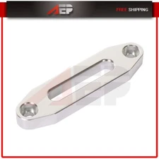 Aluminum Hawse Fairlead fits Synthetic Winch Rope Cable Lead Guide ATV UTV