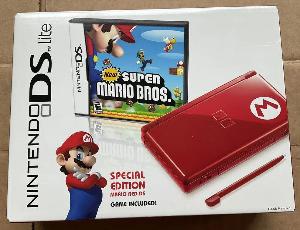 Scorch cigaret Hensigt Nintendo DS Lite Super Mario Bros 64MB Red (Region-Free) for sale online |  eBay