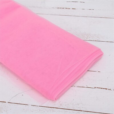 Threadart Premium Soft Tulle Fabric Bolt - 20 Yards by 54'' Wide - Pink