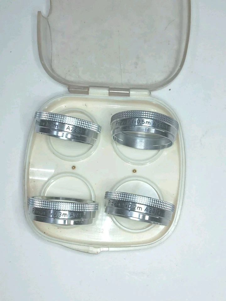Zeiss Ikon Proxar Close Up Filter Set For Macro, 28.5 mm 02,03,05 & 1 m W Box - Image 4 of 4