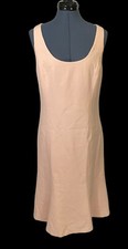Ralph Lauren Black Label Petal Pink Sleeveless Swing Dress Balletcore Silky 12