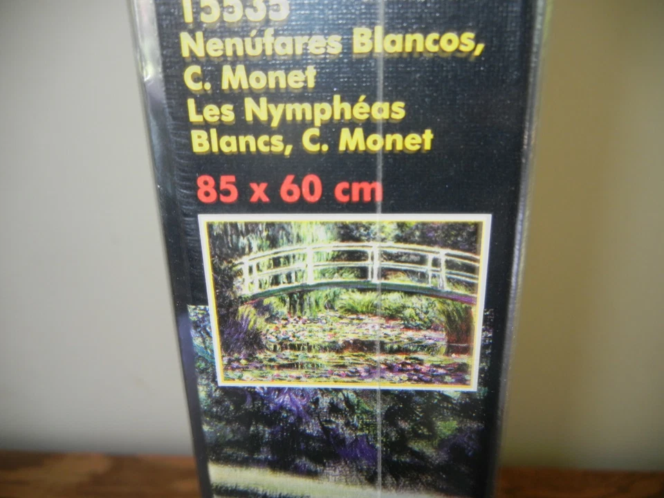 New Claude Monet EDUCA Fine Art Collection Puzzle 1500 WhiteWater Lilies 15535 - Image 3 of 4