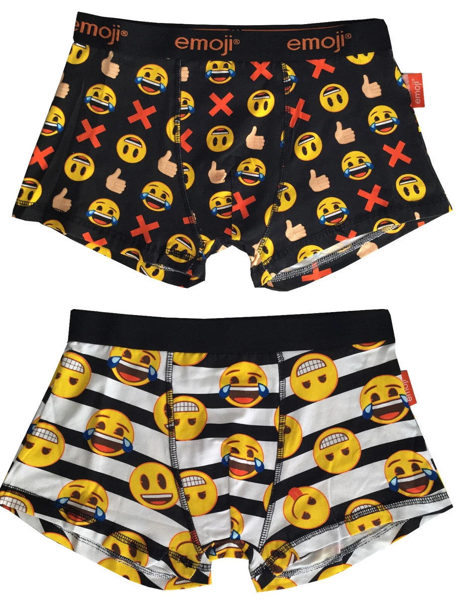 MENS EMOJI BOXERS BOXER SHORTS UNDERWEAR