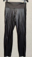 LOLE Women Medium Black Leggings Pants Pull On Stretch Athletic Made In Thailand