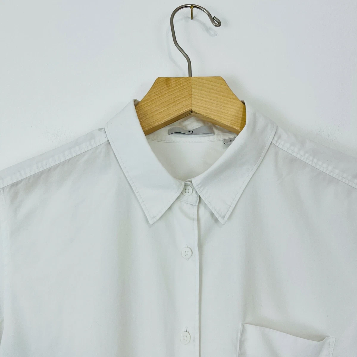 Jil Sander Uniqlo Shirt S UK White 100 Cotton Tailored Slim Fit