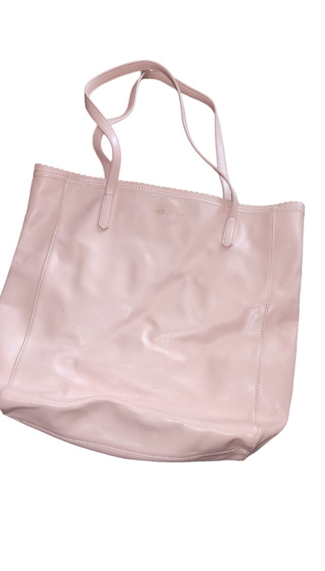BCGENERATION Pink Barbiecore Tote Bag with Dual Straps Weekend Overnight Pastel Handbag