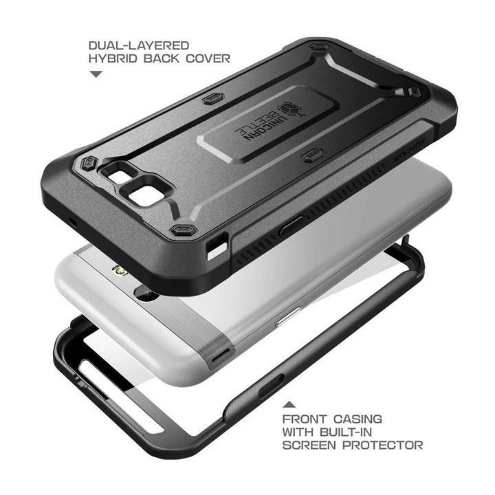 Fits Galaxy J7 (2017) Unicorn Beetle Pro Full Body Rugged Holster Case - Image 2 of 4