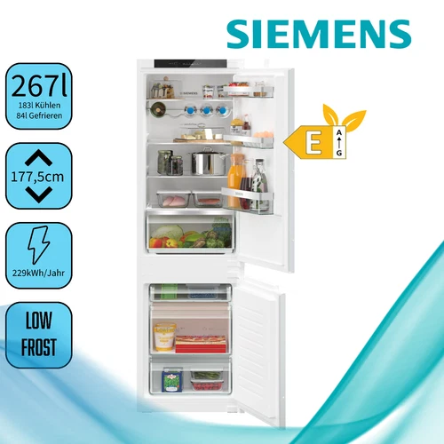 Siemens KI86VVSE0 iQ300 Einbau Kühl-Gefrier-Kombination