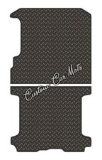 CUSTOM FIT RENAULT TRAFIC LWB REAR FLOOR MATS IN RUBBER FROM 2014 ONWARDS