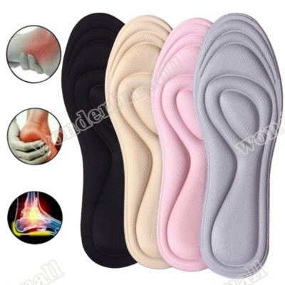 4D Memory Foam Orthesen Arch Support Einlegesohle Schuheinlagen Pad Für  >