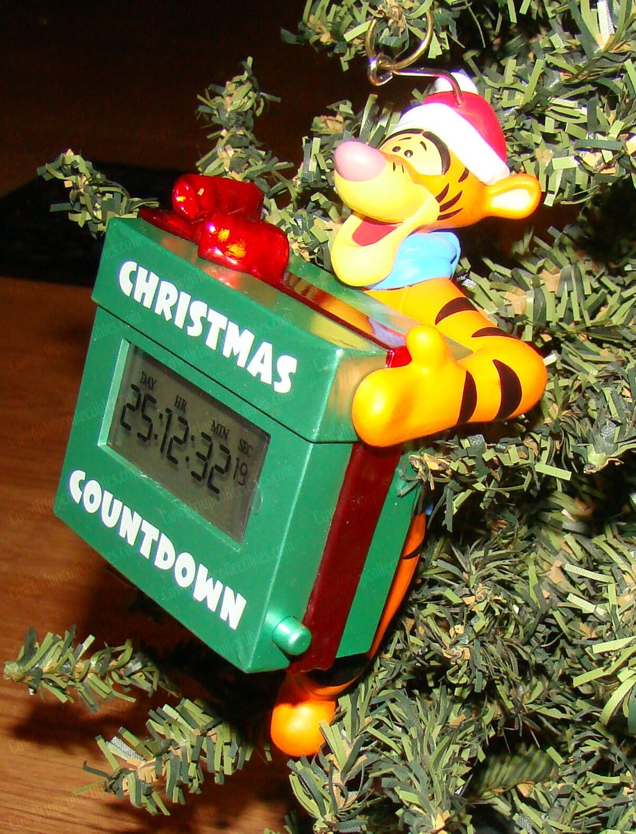 Walt Disney by Hallmark, TIGGER'S Christmas COUNTDOWN Ornament