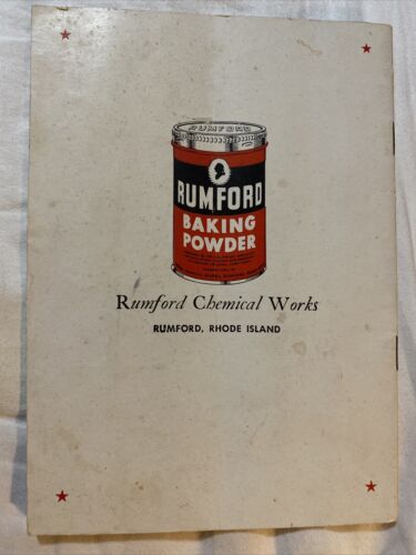 Antique Rumford Magic Muffins Recipes Rumford Baking Powder Providence RI 1945 - Picture 2 of 4