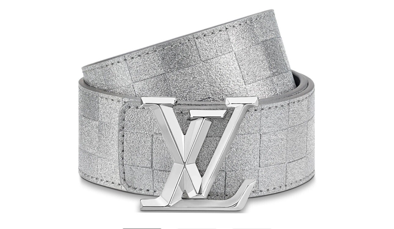 Louis Vuitton Pyramid Glitter 40 MM Reversible Belt