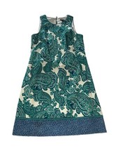 Ann Taylor- Multicolor Shift Paisley Zip Up Boho