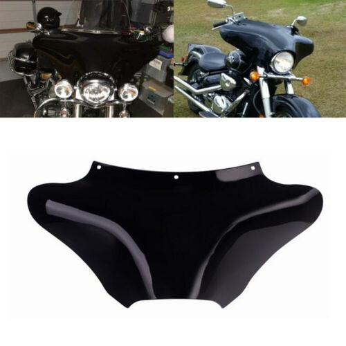 Plastic Front Batwing Fairing Kit For Harley Honda VTX Yamaha V-Star Kawasaki VN - Picture 1 of 9
