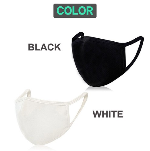 Organic Cotton Face Mask with Filter Pocket Reusable Washable / 10 Filters Incl. - Picture 5 of 8