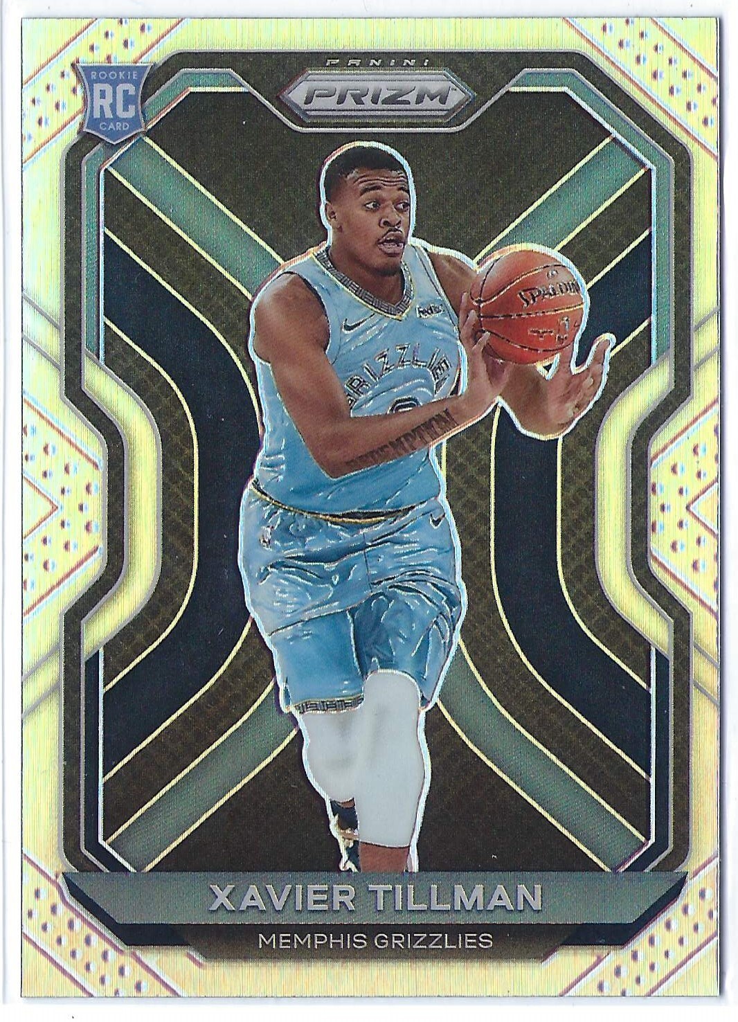 Xavier Tillman 2020-21 Panini Prizm TRUE Silver Prizm Rookie Card #299 SP