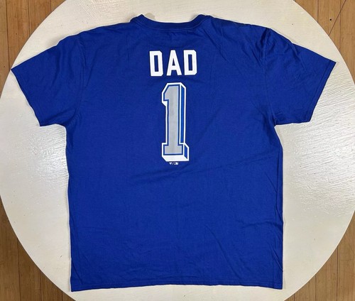 Fanatics Los Angeles Dodgers Team #1 Dad Graphic Blue SS T-Shirt Men’s Size 2XL