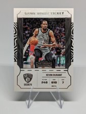 Kevin Durant 2022-23 Panini Contenders Game Night Ticket #10 Nets
