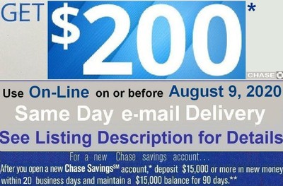 chase saving promotion