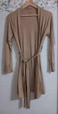 Love to Sleep Medium Ribbed Short Belted Minimalist Beach Classic Lounge Robe