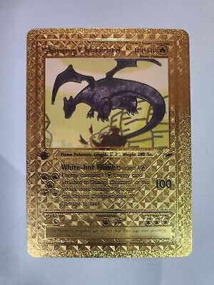 Pokemon Gold card Generic Charizard 1st Edition Charmeleon and