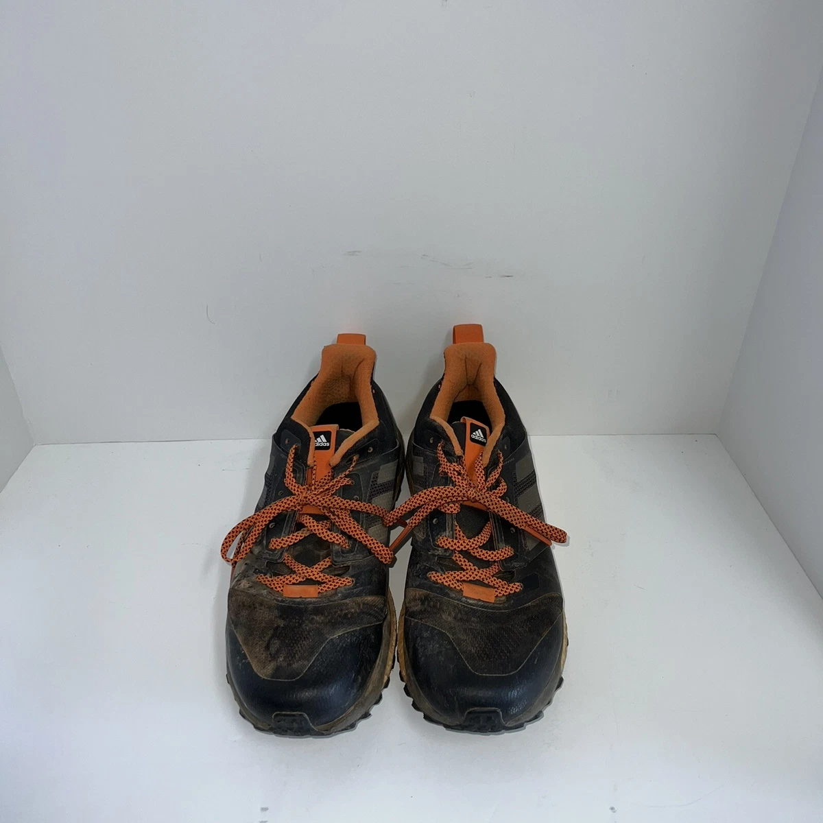 ADIDAS Supernova Trail Men s Size 12 Medium D Carbon Black Orange