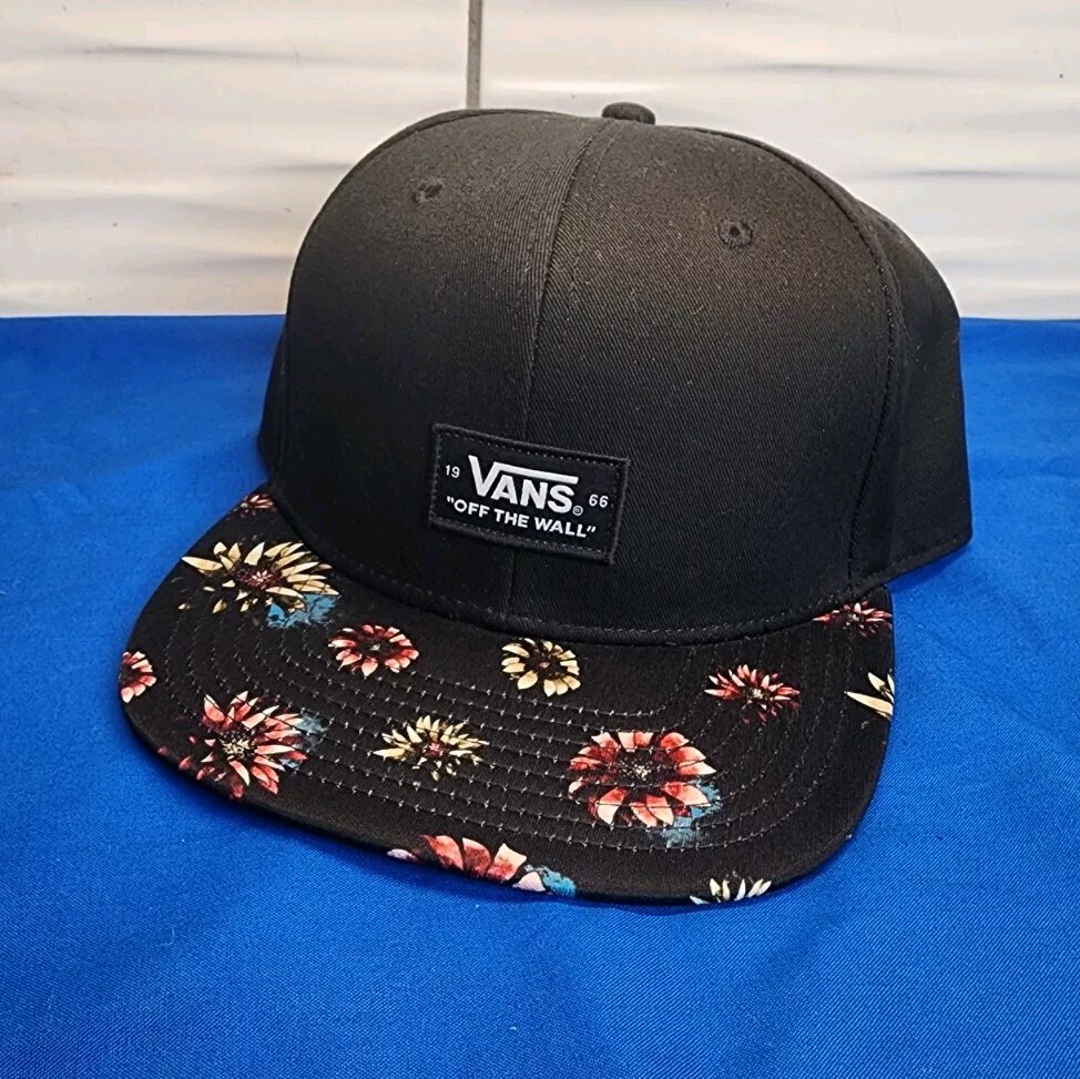 Vans Floral Camper Hat VANS Panel Camper Hat Strapback Black