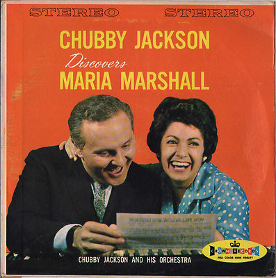 CHUBBY JACKSON ''DISCOVERS MARIA MARSHALL'' JIVIN' VOCAL JAZZ 50'S LP VINYL ROT